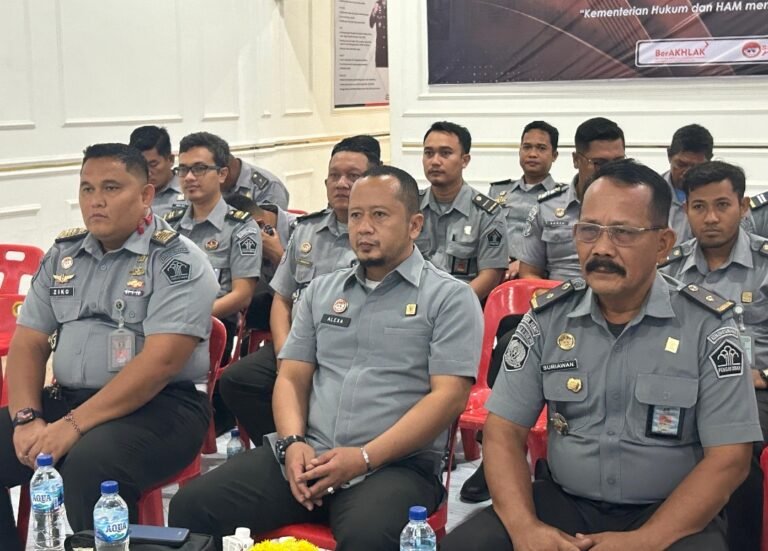 Lapas Labuhan Ruku Kanwil Kemenkumham Sumatera Utara Ikuti Webinar Series I Cerdas Bersama BPSDM Hukum dan HAM