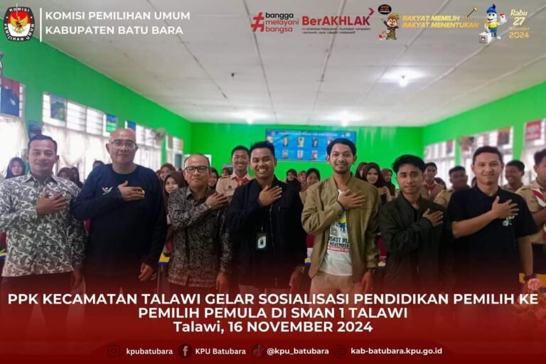 Sosialisasi Pemilih Pemula: PPK Talawi Dorong Partisipasi Pilkada 2024