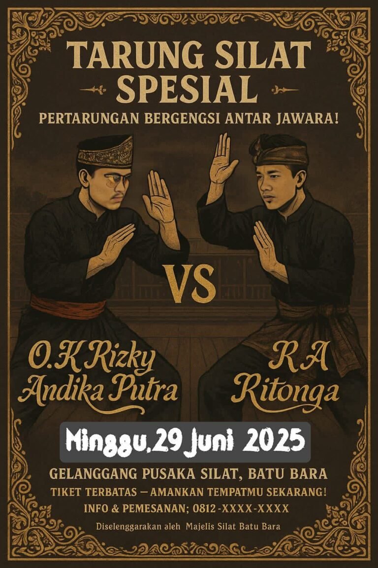 Tapak Suci vs Harimau Selat Malaka: Duel Silat Spektakuler Siap Guncang Pantai Belacan