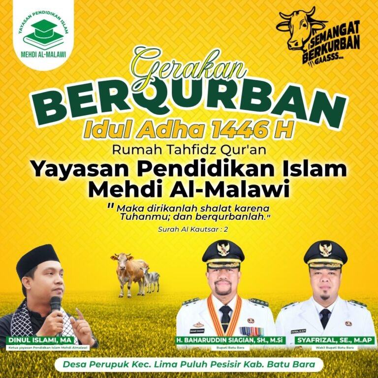 Semangat Berqurban: Rumah Tahfiz Quran Mehdi Almalawi dan KMB3 Berbagi di Hari Raya Idul Adha