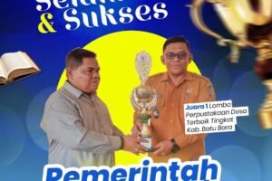 Desa Bogak Raih Juara I Lomba Perpustakaan Digital Terbaik se-Kabupaten Batu Bara