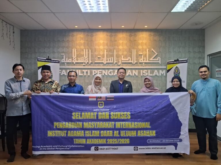IAIDU Asahan Jalin Kerja Sama Internasional dengan Universiti Sultan Azlan Shah Malaysia