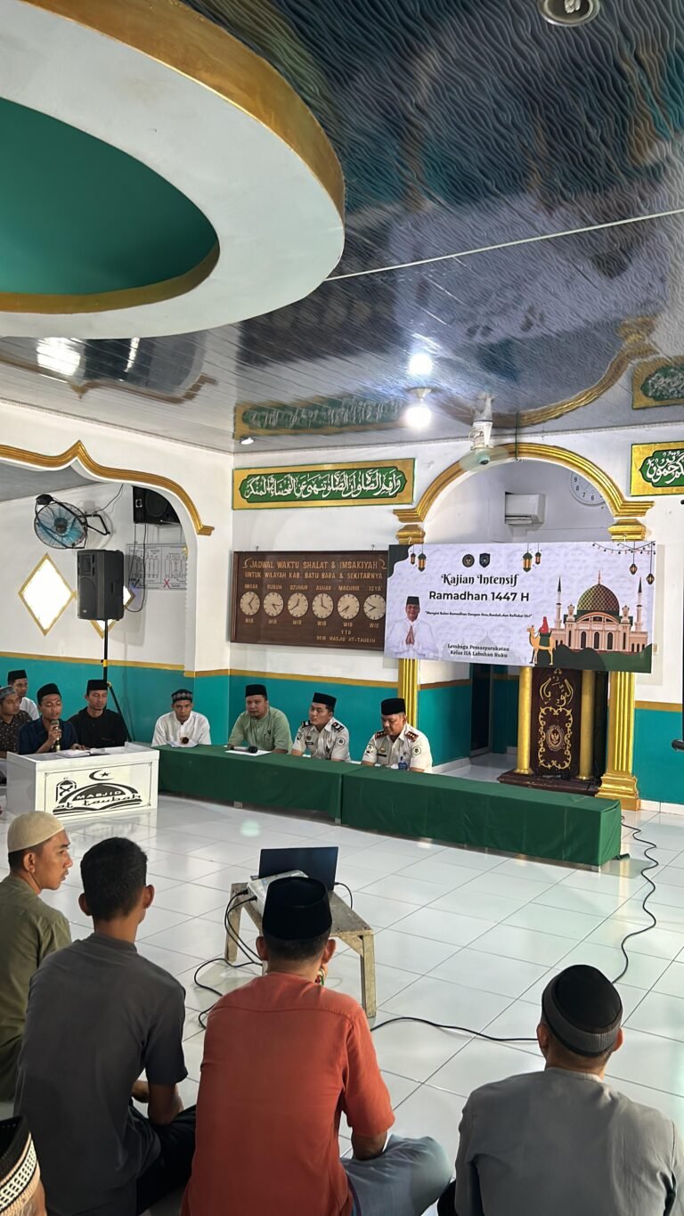 Ustadz dari Warga Binaan Isi Ceramah, Bukti Nyata Pembinaan Rohani Berjalan di Lapas Kelas IIA Labuhan Ruku