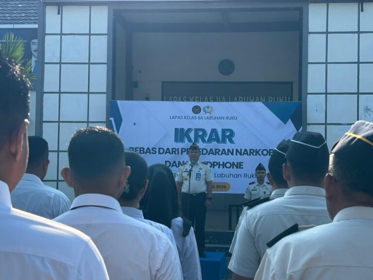Komitmen Tanpa Kompromi! Lapas Labuhan Ruku Gaungkan Zero Halinar Berantas Pungli dan Narkoba