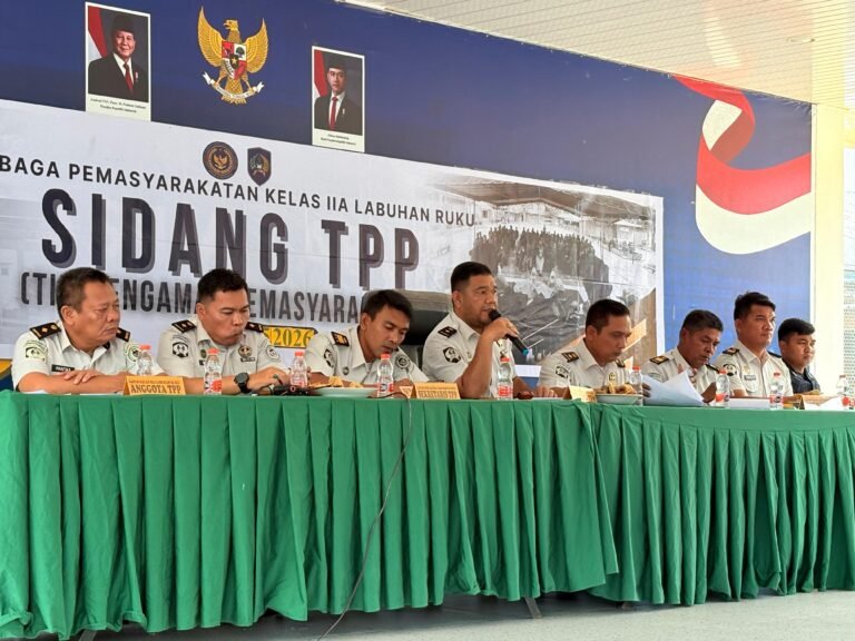 Lapas Labuhan Ruku Bahas Hak Integrasi 64 Warga Binaan dalam Sidang TPP