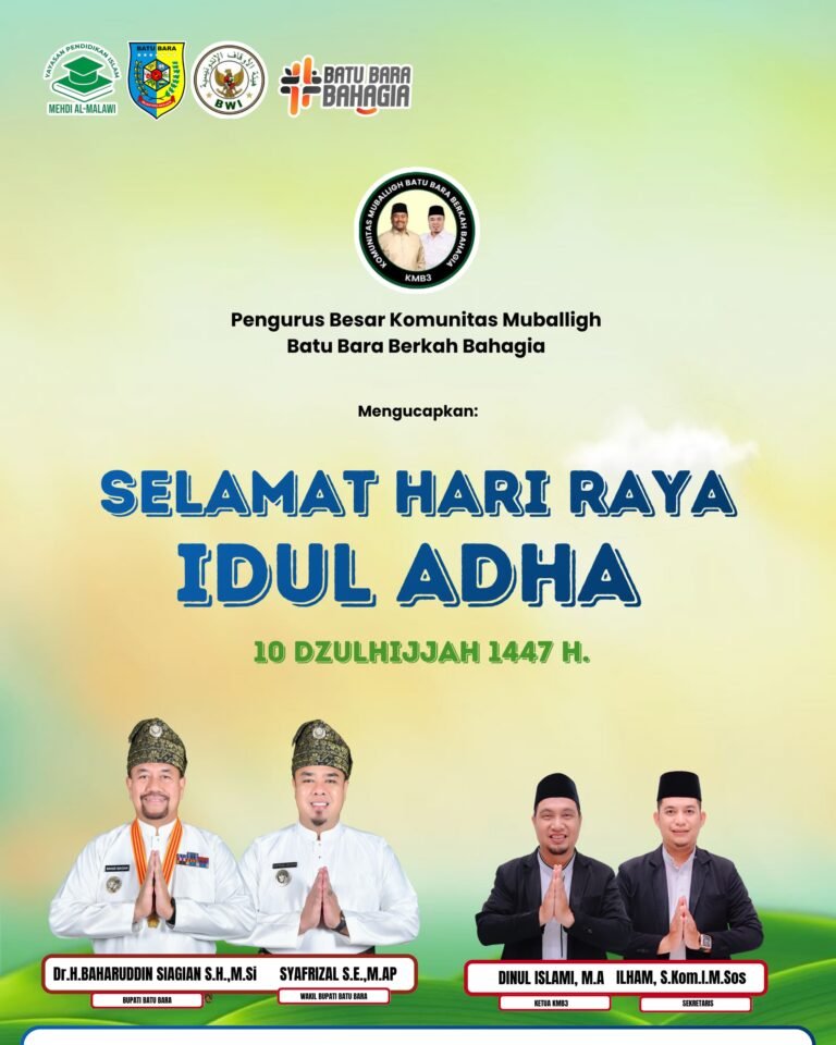 KMB3 dan Rumah Tahfidz Al Mehdi Al Malawi Gelar Pemotongan Hewan Qurban, Apresiasi Dukungan Pemkab Batu Bara