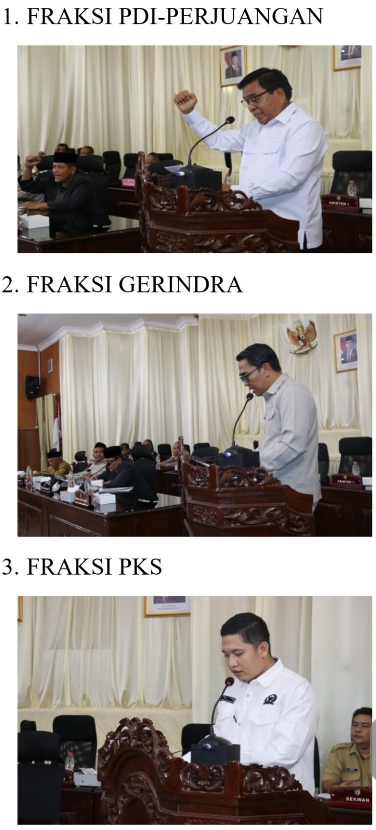 Enam Fraksi DPRD Batu Bara Setujui Ranperda Pertanggungjawaban APBD 2025 Dibahas ke Tahap Pansus
