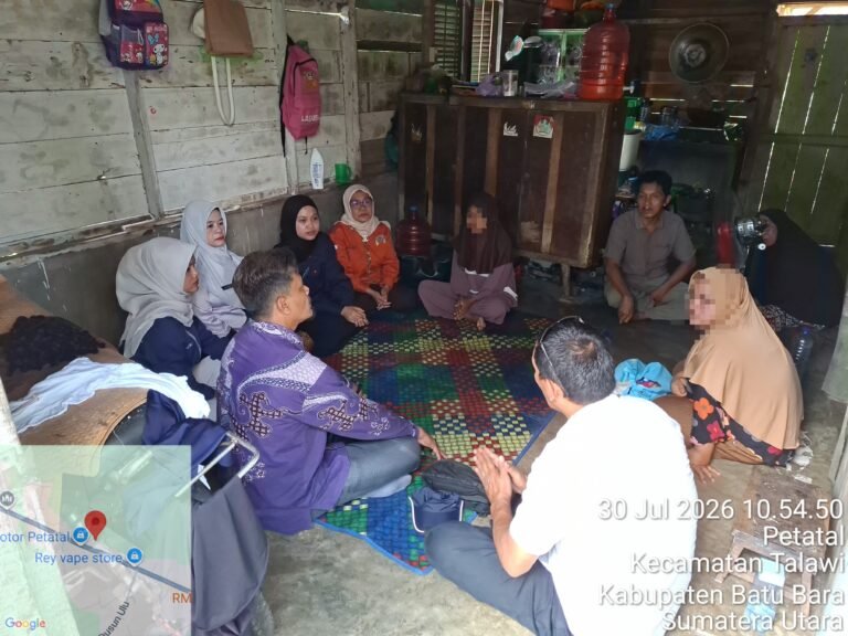 Kunjungi Korban di Petatal, Dinsos PPPA Batu Bara Siapkan Pendampingan Psikologis dan Hukum