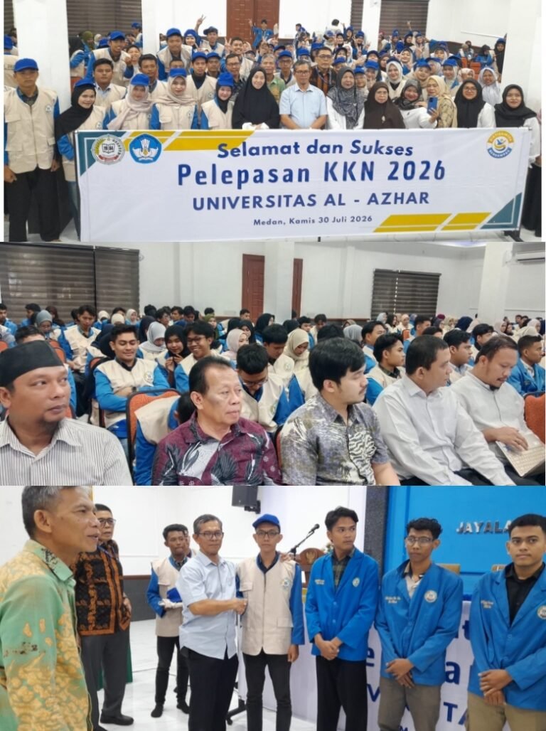 Bawa Misi Pengabdian, Rektor Al-Azhar Medan Lepas Ratusan Mahasiswa KKN ke Tiga Kabupaten