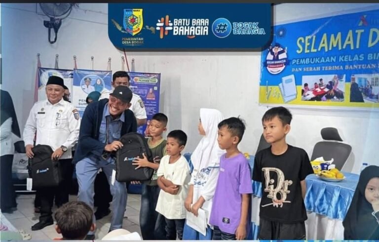 PT Inalum Dukung Bimbel Bogak Bahagia, 94 Anak Desa Bogak Ikuti Program Pendidikan