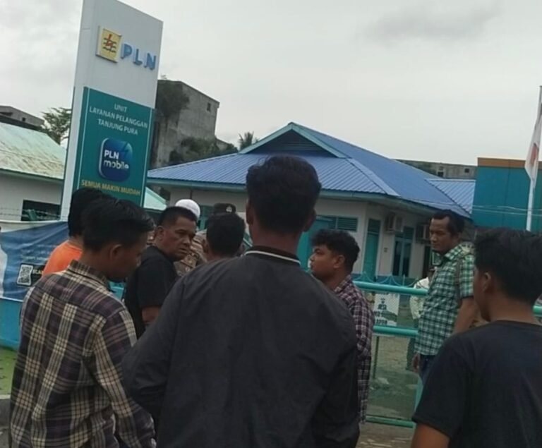 Listrik Padam Berulang, PERMADA Geruduk PLN Tanjung Pura dan Desak Evaluasi Manager