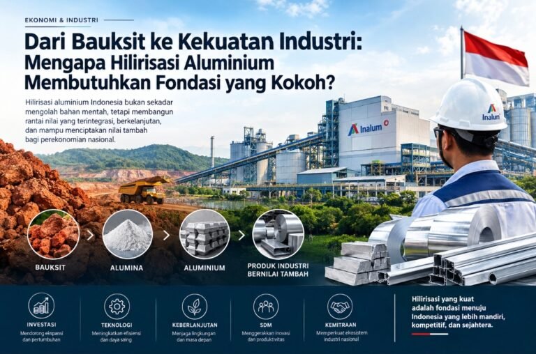 Hilirisasi Aluminium Indonesia Butuh Fondasi Kuat, INALUM Perkuat Investasi dan Rantai Nilai