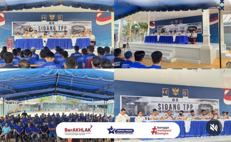 Perkuat Transparansi dan Akuntabilitas Pembinaan, Lapas Labuhan Ruku Gelar Sidang TPP Bersama Tim Pengamat Kanwil Sumut